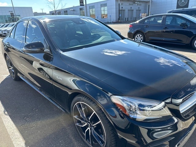 Certified 2021 Mercedes-Benz C-Class Sedan AMG C43 with VIN W1KWF6EB0MR630985 for sale in Bloomington, Minnesota