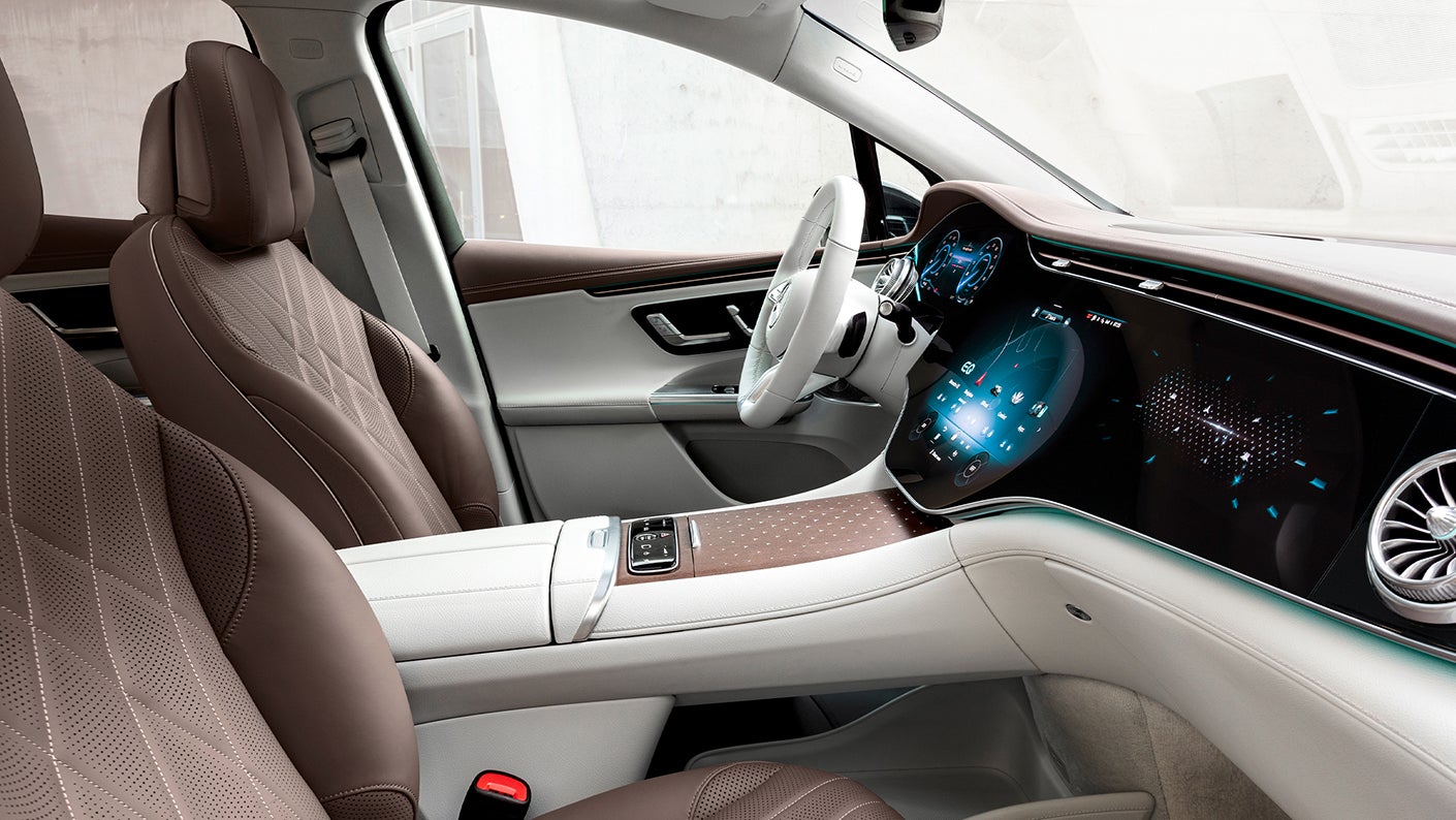 Electric EQE SUV from Mercedes-Benz interior photo